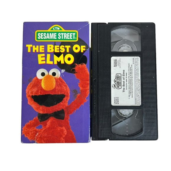 Sesame Street The Best of Elmo VHS Video Tape PBS Kids 30 Minutes Songs and More - Picture 1 of 7
